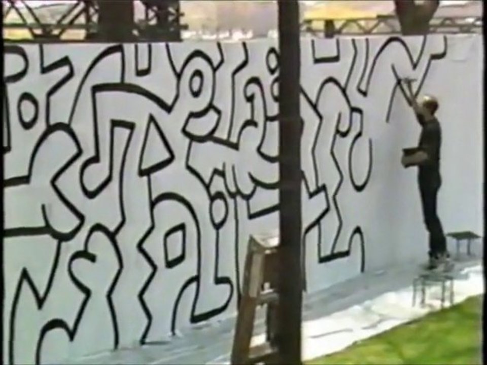 Keith Haring à l œuvre Vidéo Dailymotion