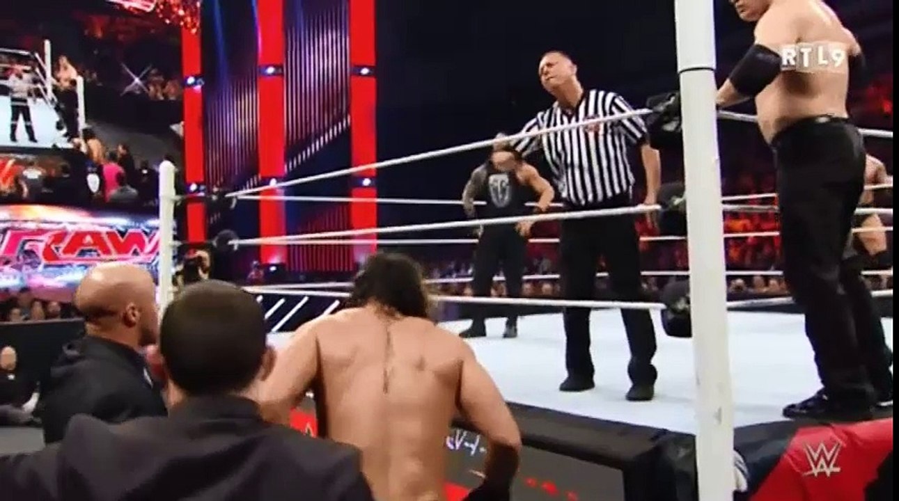 Rtl Raw Roman Reigns Orton Vs Kane Seth Rollins Vid O Dailymotion