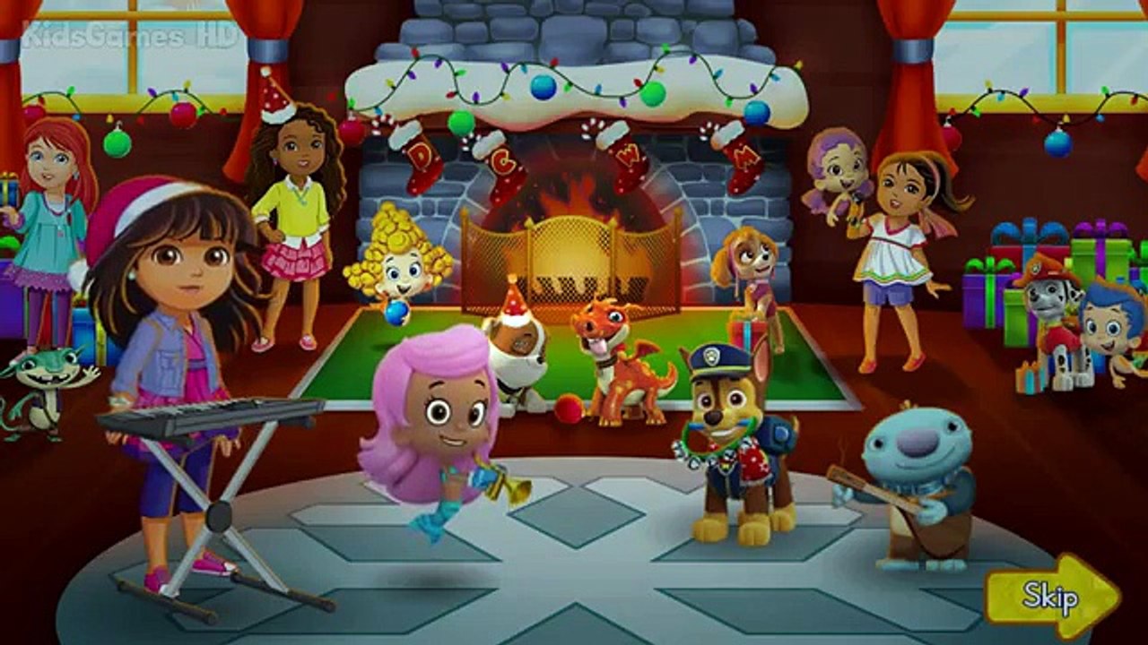 Nick Jr Christmas Game Starring Bubble Guppies Dora The Explorer