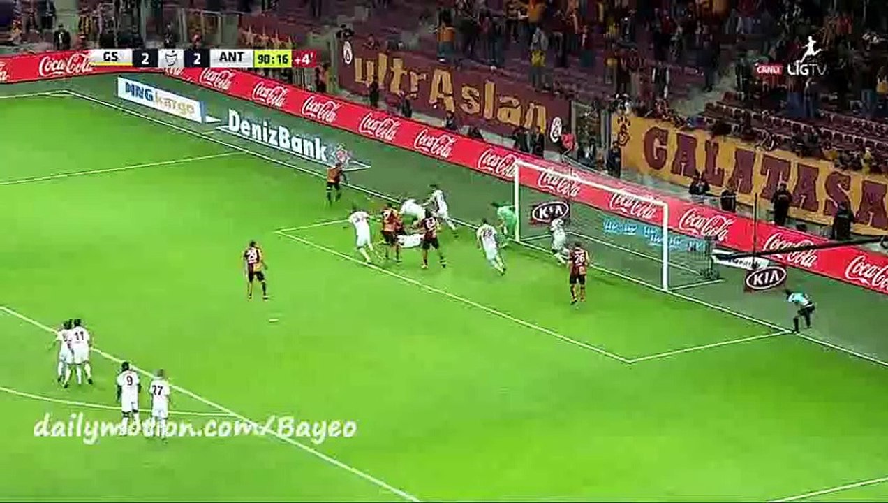 Selçuk İnan Goal Galatasaray 3 2 Antalyaspor 21 11 2015 video