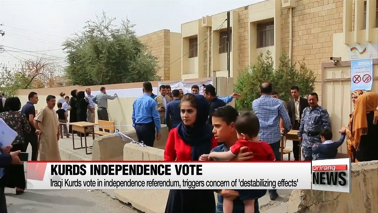 Iraqi Kurds Vote In Independence Referendum Video Dailymotion