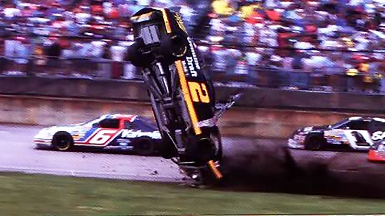 Rusty Wallace Flipped Across The Finish Line At Talladega May