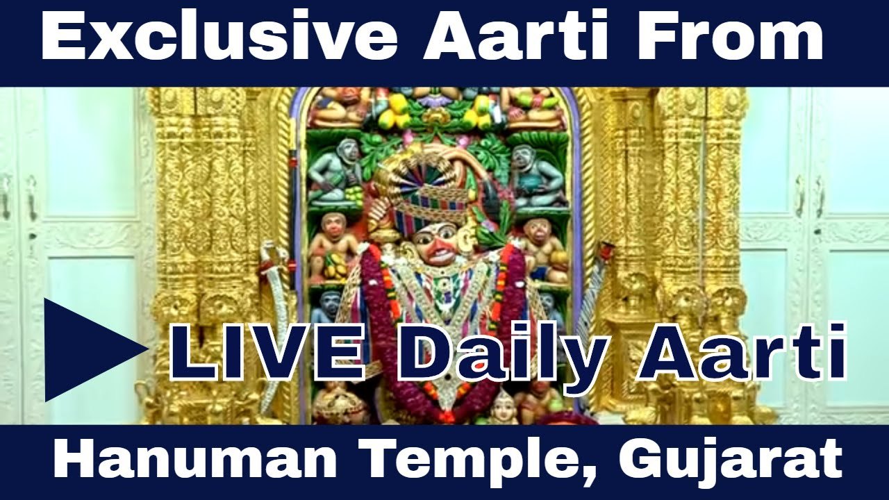 Kastabhanjan Dev Salangpur Mandir Hanumanji Aarti Live Darshan Of