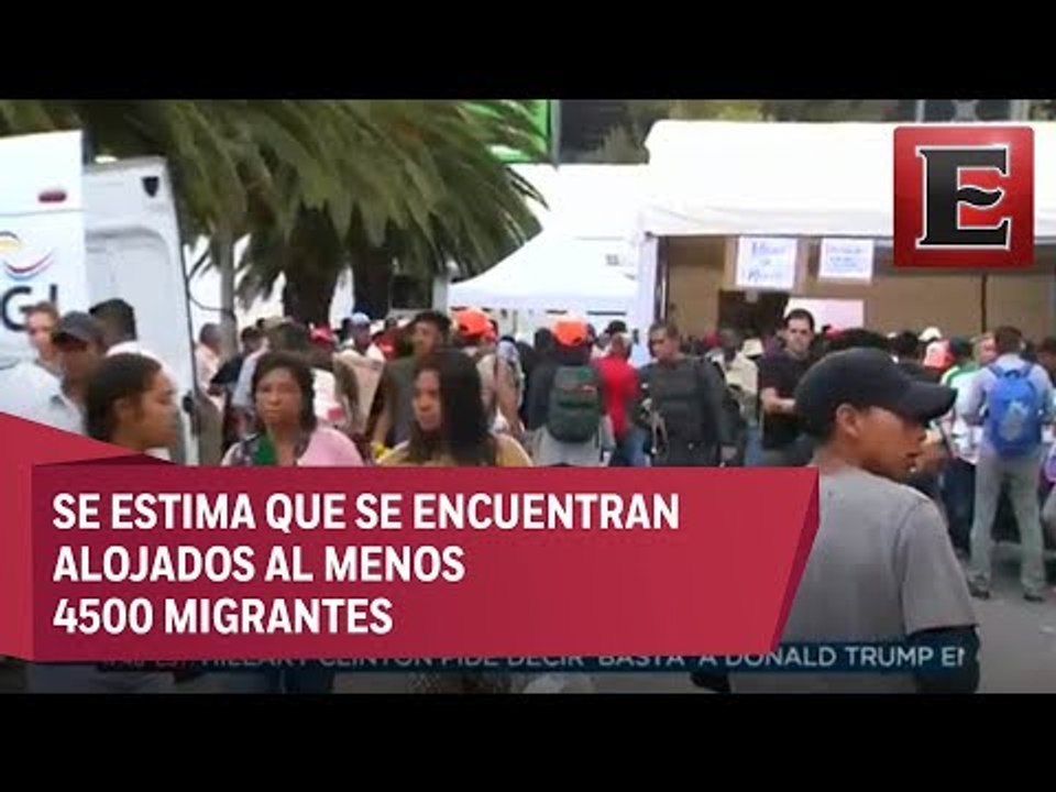 Caravana Migrante recibe apoyo en Ciudad Deportiva Vídeo Dailymotion