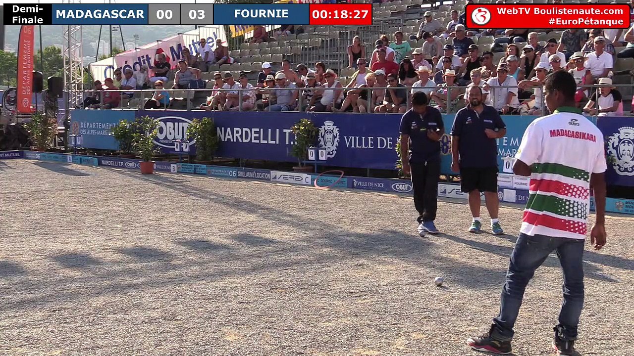 Europétanque des Alpes Maritimes 2018 Demi finale Fournié VS