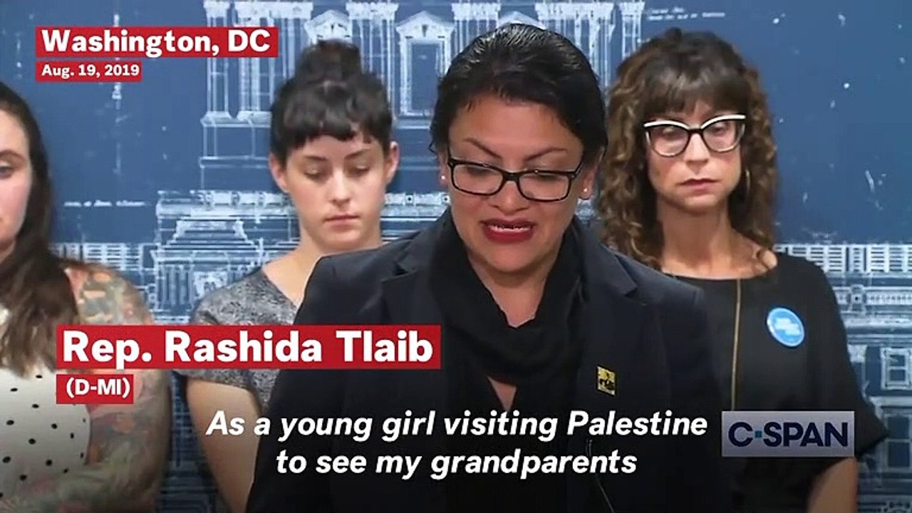 Tlaib And Omar Respond To Israel Ban Refuse To Stand Down Video