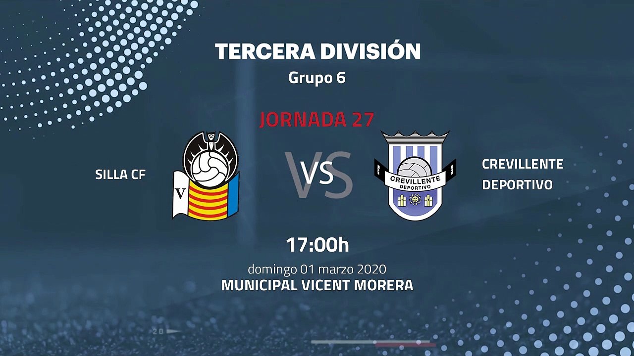 Previa Partido Entre Silla Cf Y Crevillente Deportivo Jornada