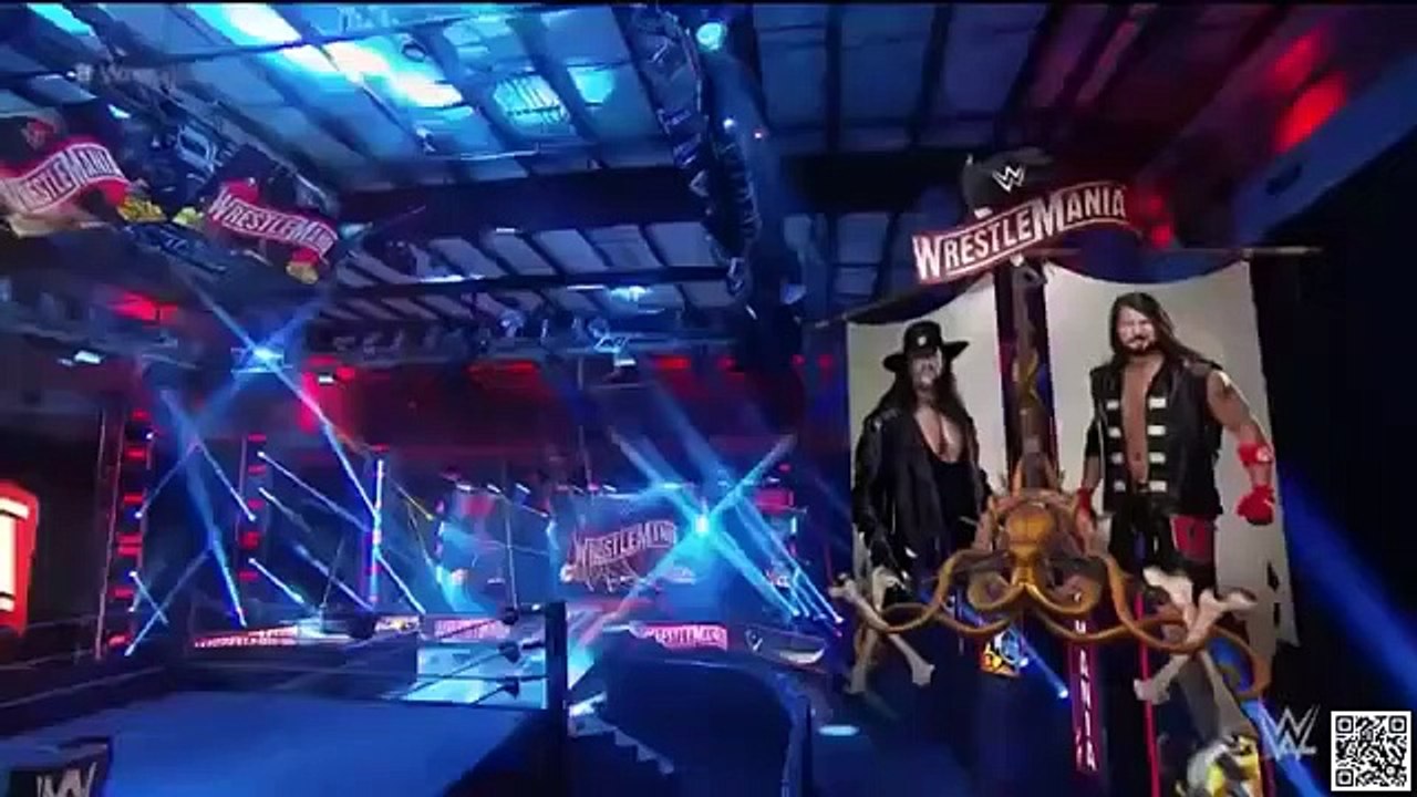 The Undertaker Vs AJ Styles Full Match HD WWE WrestleMania 36 4 April