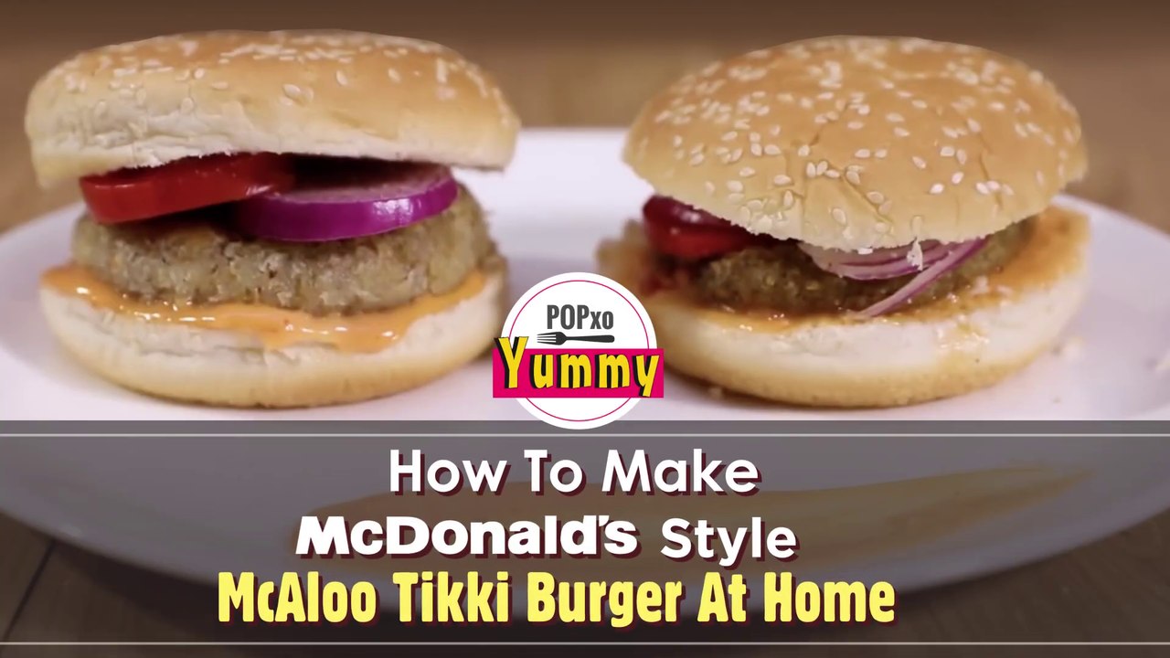 How To Make McDonald S Style McAloo Tikki Burger At Home POPxo Yummy