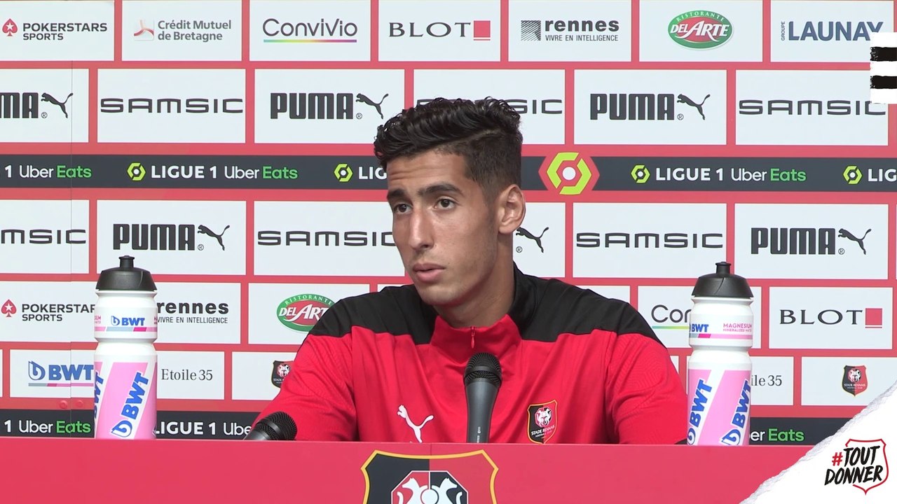 Conférence de presse avant SRFC Monaco Nayef Aguerd Vidéo Dailymotion