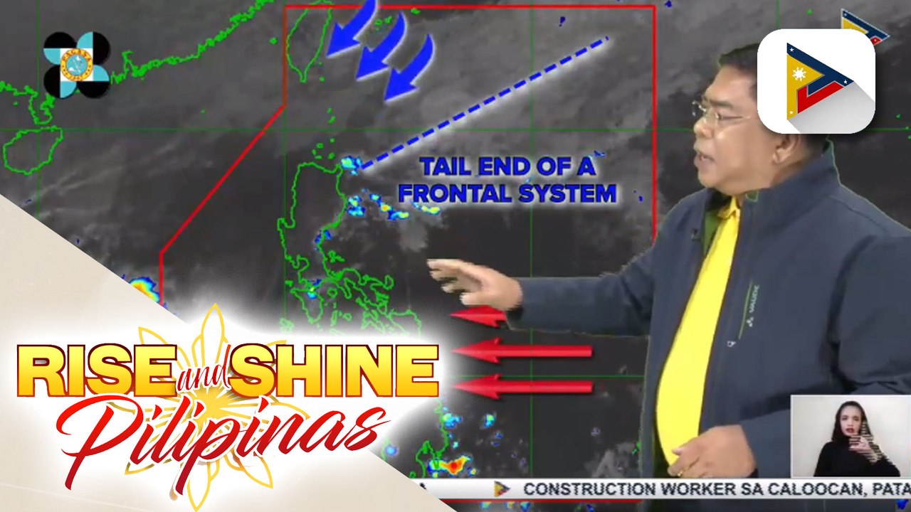 PTV INFO WEATHER Tail End Of A Frontal System Magdadala Ng Mga Pag