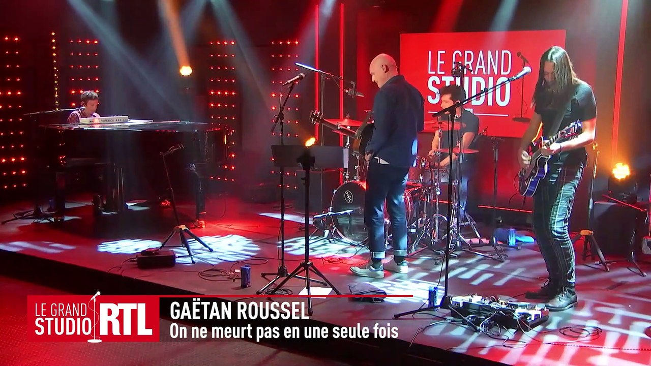 Gaëtan Roussel On ne meurt pas en une seule fois Live Le Grand