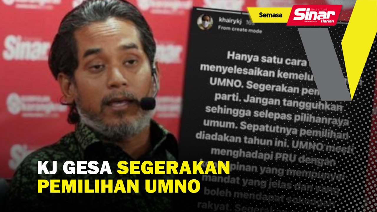 KJ Gesa Segerakan Pemilihan UMNO Video Dailymotion