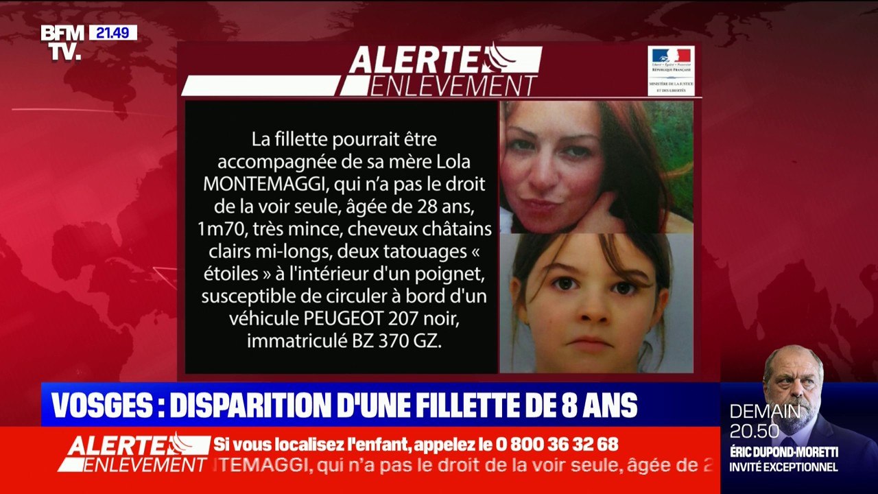 Alerte Enl Vement La Petite Mia Ans Enlev E Dans Les Vosges