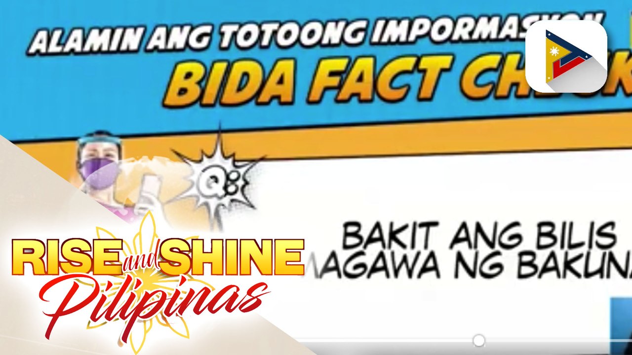 BIDA KAALAMAN Bakit Ang Bilis Magawa Ng Bakuna Video Dailymotion