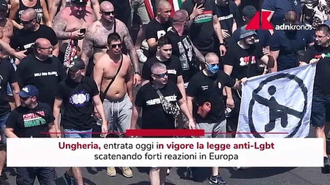 Ungheria In Vigore Legge Anti Lgbt Video Dailymotion