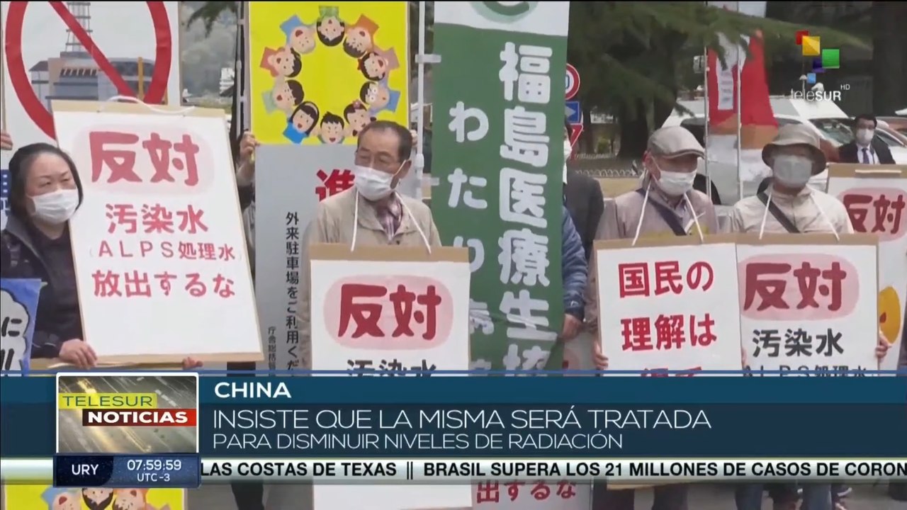 Jap N Plan De Verter Agua Contaminada Al Oc Ano Genera Rechazo V Deo