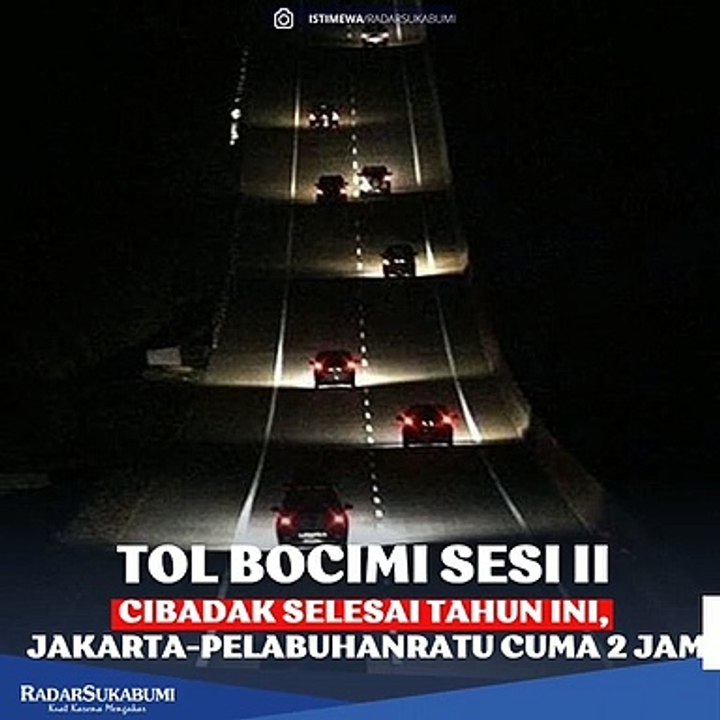 Tol Bocimi Sesi Ii Cibadak Selesai Tahun Ini Video Dailymotion