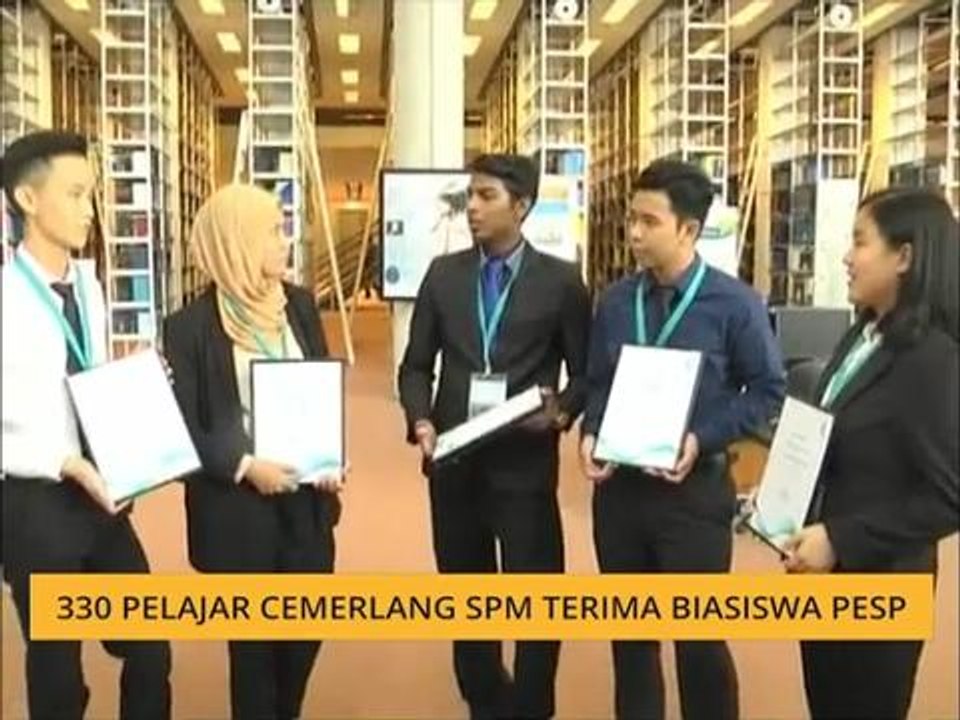 330 Pelajar Cemerlang SPM Terima Biasiswa PESP Video Dailymotion