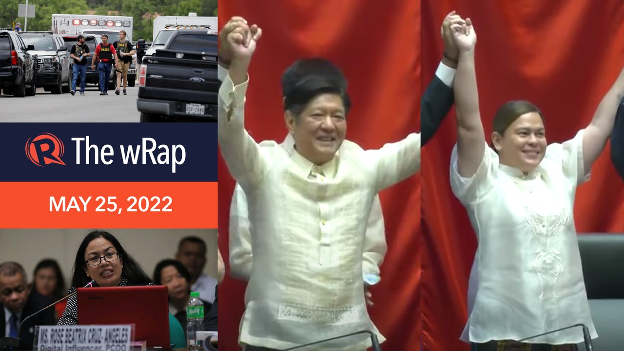 Marcos Duterte Proclaimed Philippine President Elect Vp Elect