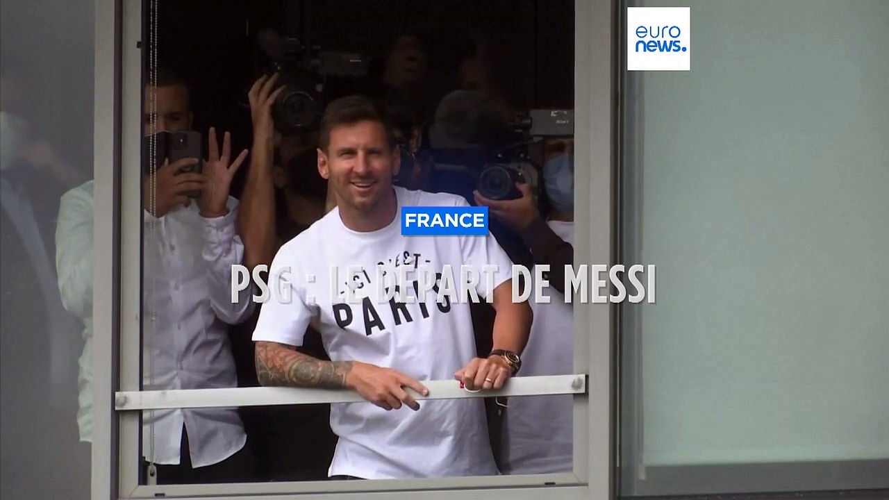 Le Paris Saint Germain officialise le départ de Lionel Messi Vidéo