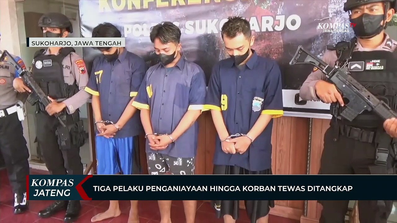 Tiga Pelaku Pembunuhan Di Sukoharjo Ditangkap Polisi Video Dailymotion