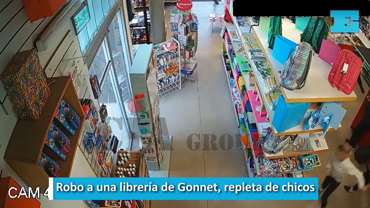 Robo a una librería de Gonnet repleta de chicos Vídeo Dailymotion