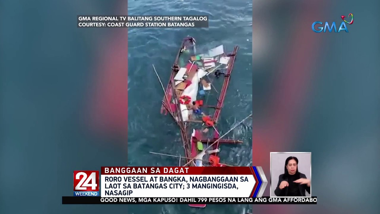 RORO Vessel At Bangka Nagbanggaan Sa Laot Sa Batangas City 3