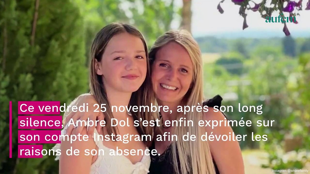 Ambre Dol Familles Nombreuses Annonce Une Triste Nouvelle Vid O