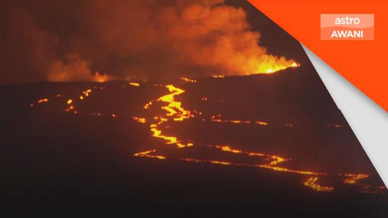 Gunung Berapi Mauna Loa Meletus Pertama Kali Dalam Tempoh Tahun