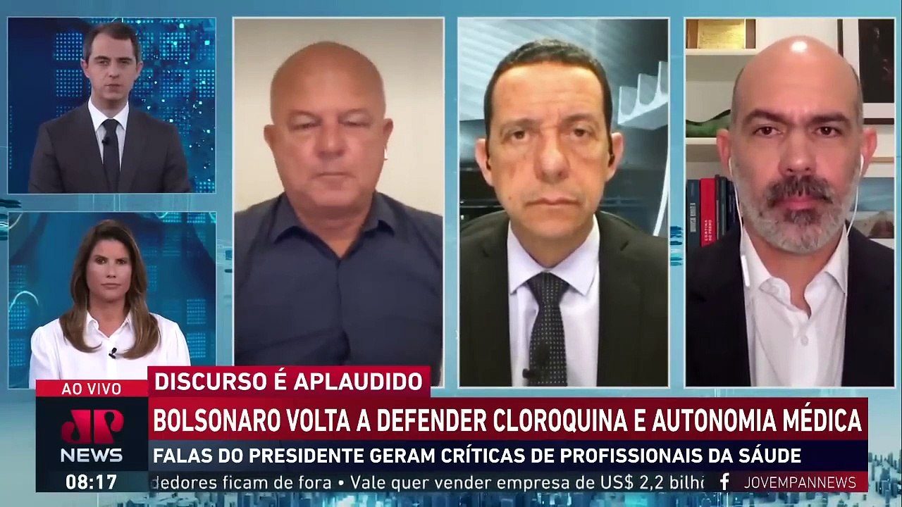 Trindade Motta E Schelp Analisam Fala De Bolsonaro Sobre Cloroquina