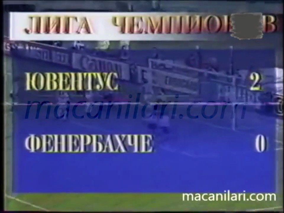 Juventus 2 0 Fenerbahçe 04 12 1996 1996 1997 UEFA Champions League