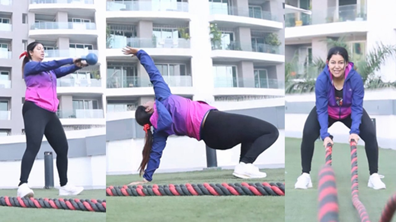 Debina Bonnerjee Mother Workout