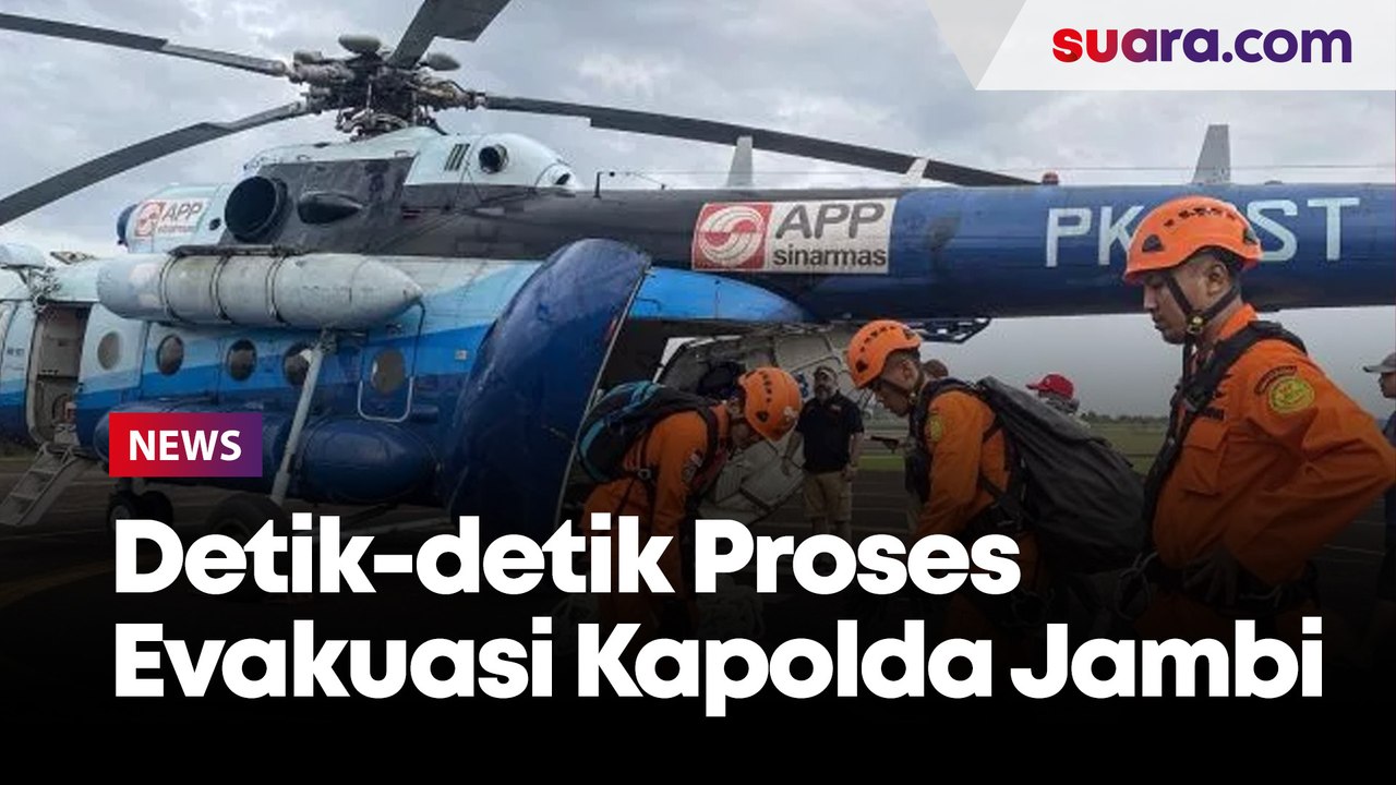 Detik Detik Proses Evakuasi Kapolda Jambi Irjen Pol Rusdi Hartono Di