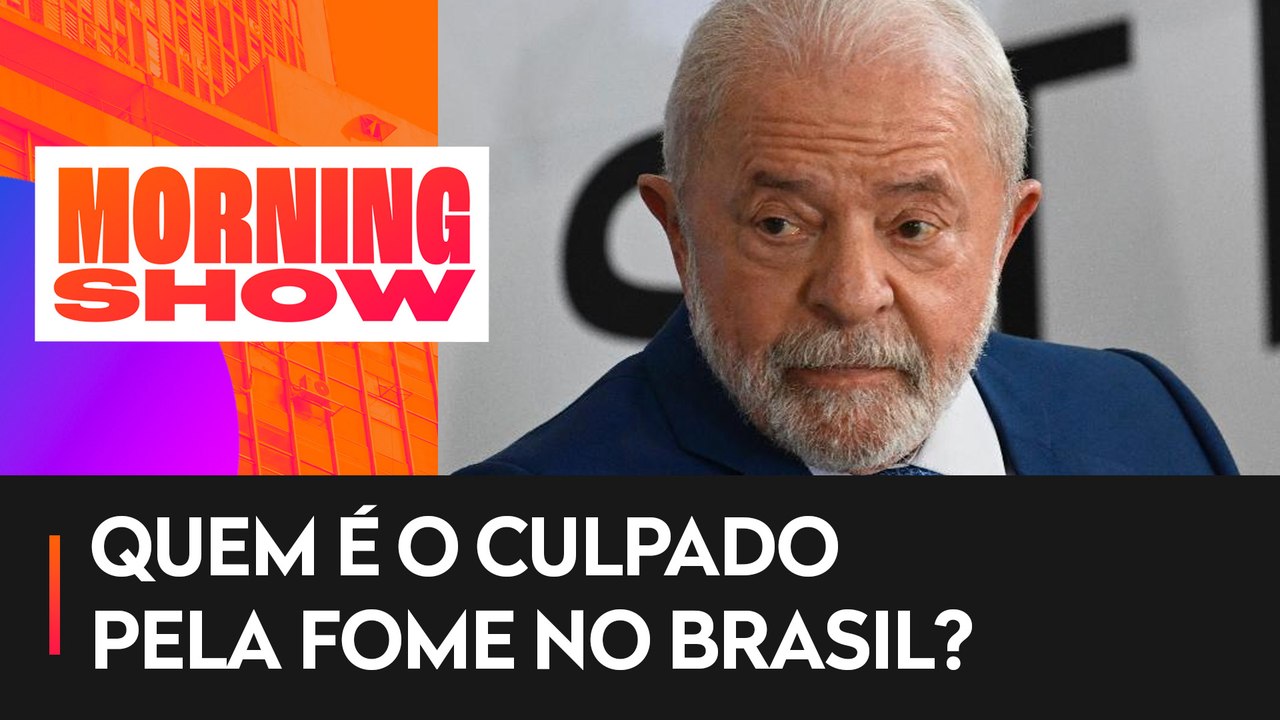 Lula critica distribuição de alimentos no Brasil Se tem gente