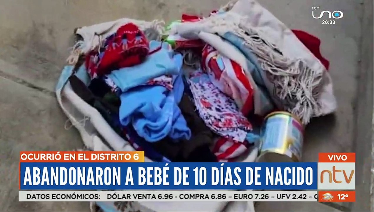 Cámaras graban momento en el que una mujer abandona a un bebé recién