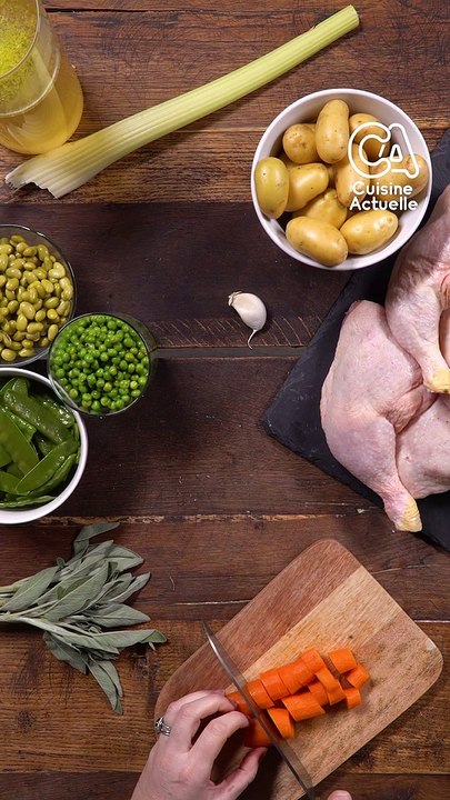 CUISINE ACTUELLE Cocotte printanière au poulet Vidéo Dailymotion