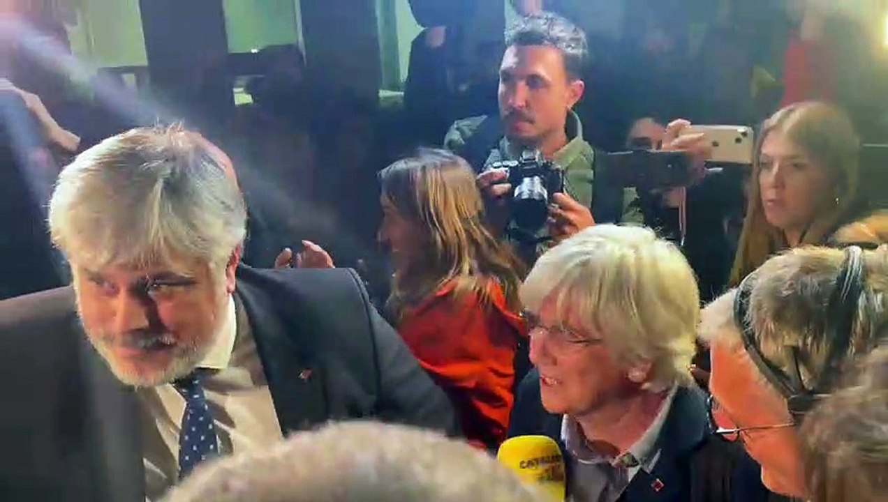 Clara Ponsat Surt En Llibertat De La Ciutat De La Just Cia Video