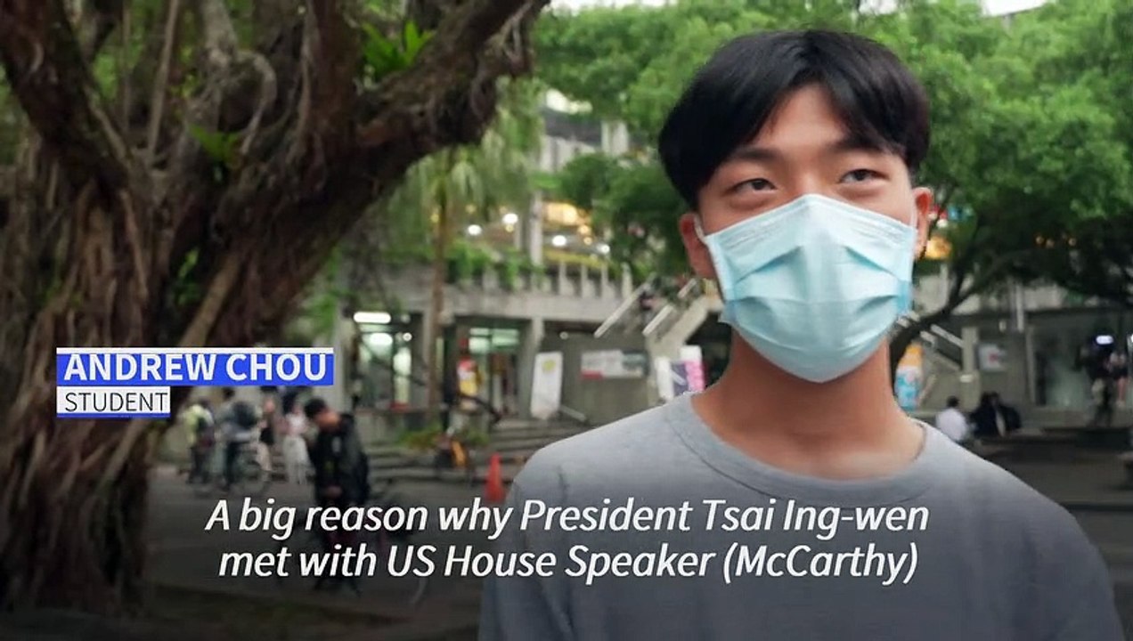 Taiwan Residents Share Mixed Feelings After Tsai Mccarthy Meeting