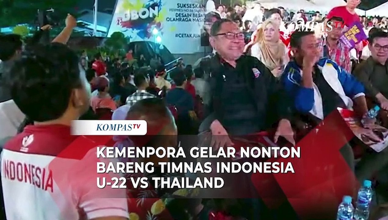 Kemenpora Gelar Nonton Bareng Timnas Indonesia U Vs Thailand Video