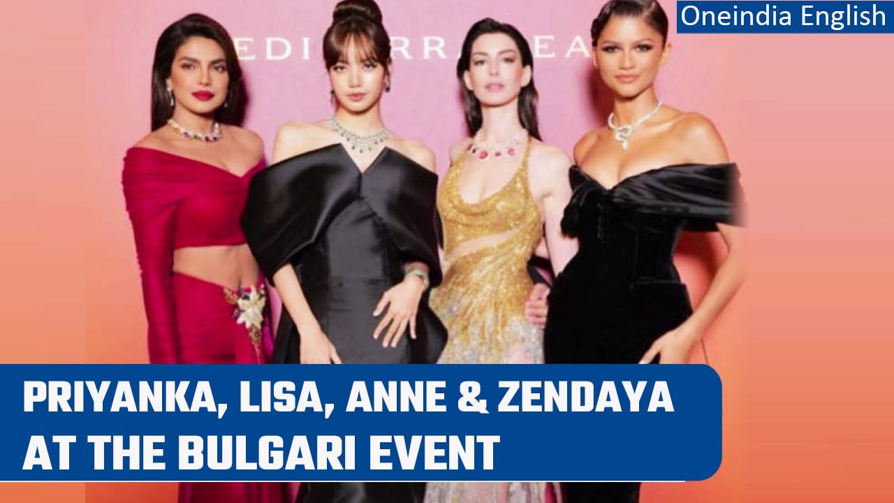 Priyanka Chopra Anne Hathaway Zendaya Blackpink S Lisa At Bulgari S