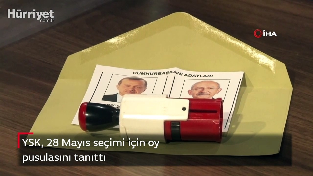 YSK 28 Mayıs seçimi için oy pusulasını tanıttı Dailymotion Video