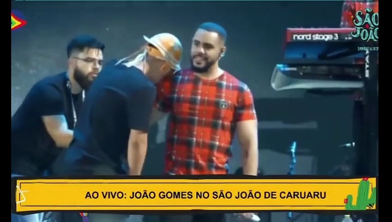 Jo O Gomes Se Emociona Em Show No S O Jo O De Caruaru V Deo Dailymotion