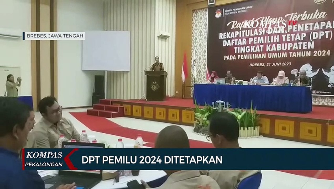 KPU Kabupaten Brebes Tetapkan DPT Pemilu 2024 Sebanyak 1 511 717