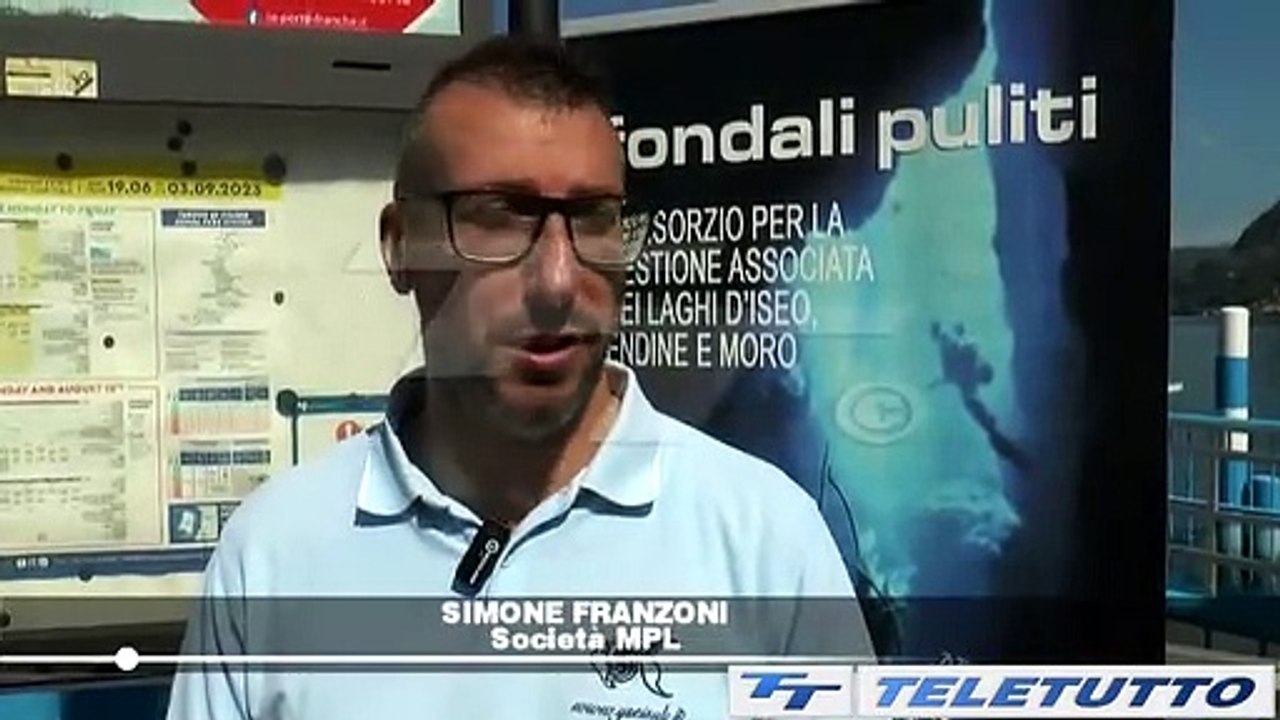 Video News Fondali Puliti Sul Sebino Video Dailymotion