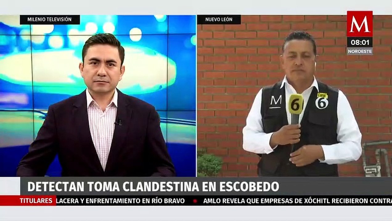 Detectan toma clandestina en Escobedo Nuevo León elementos de