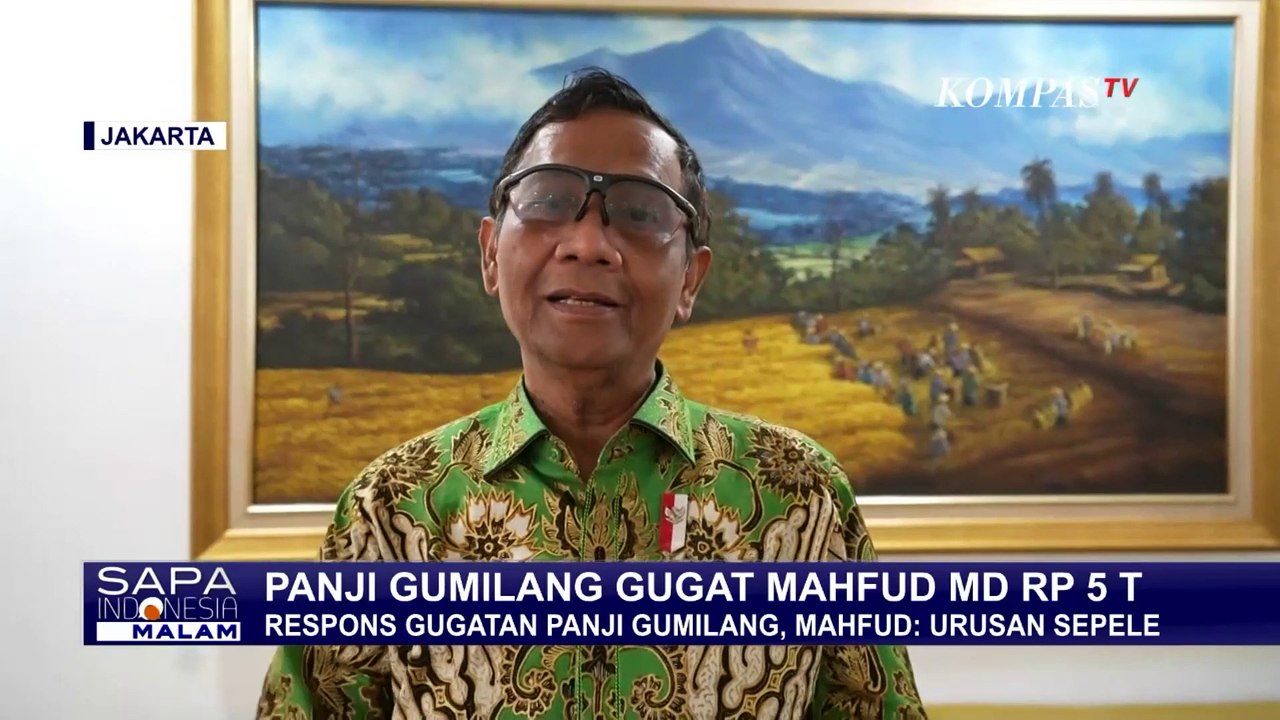 Digugat Panji Gumilang Rp 5 T Mahfud MD Sepele Tak Akan Kecoh