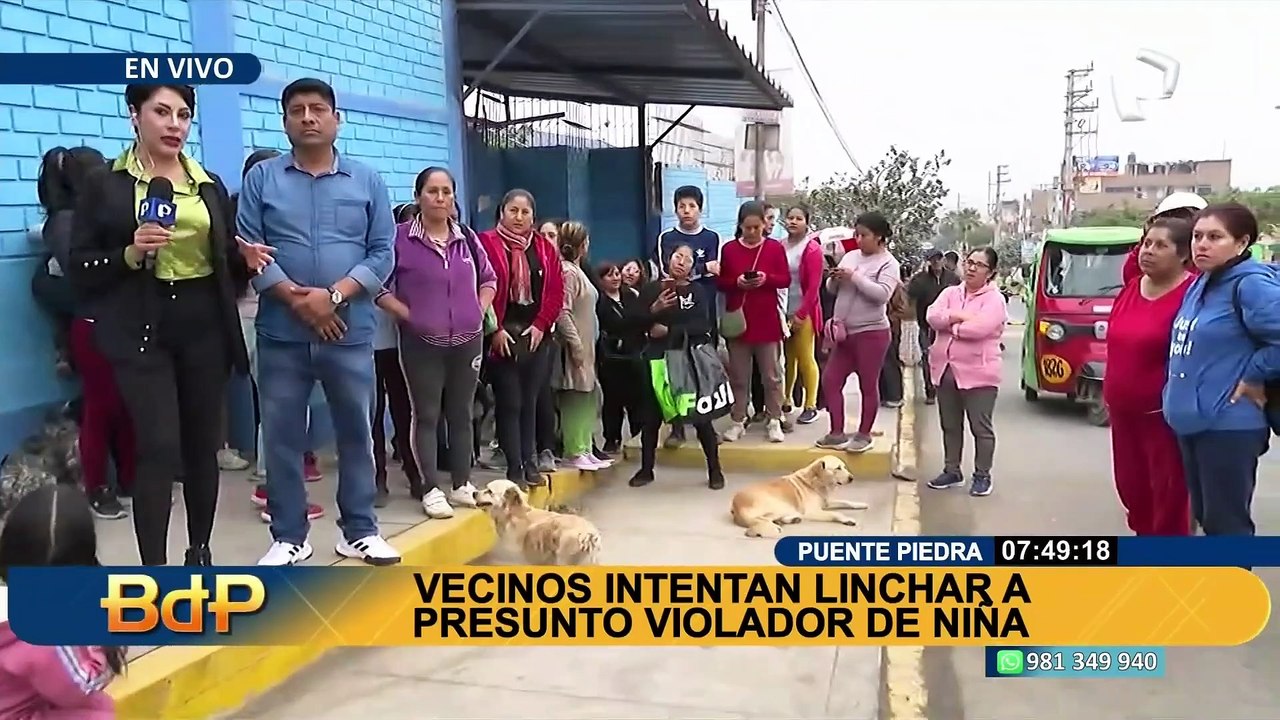 Vecinos Intenta Linchar A Presunto Violador De Escolar En Puente Piedra