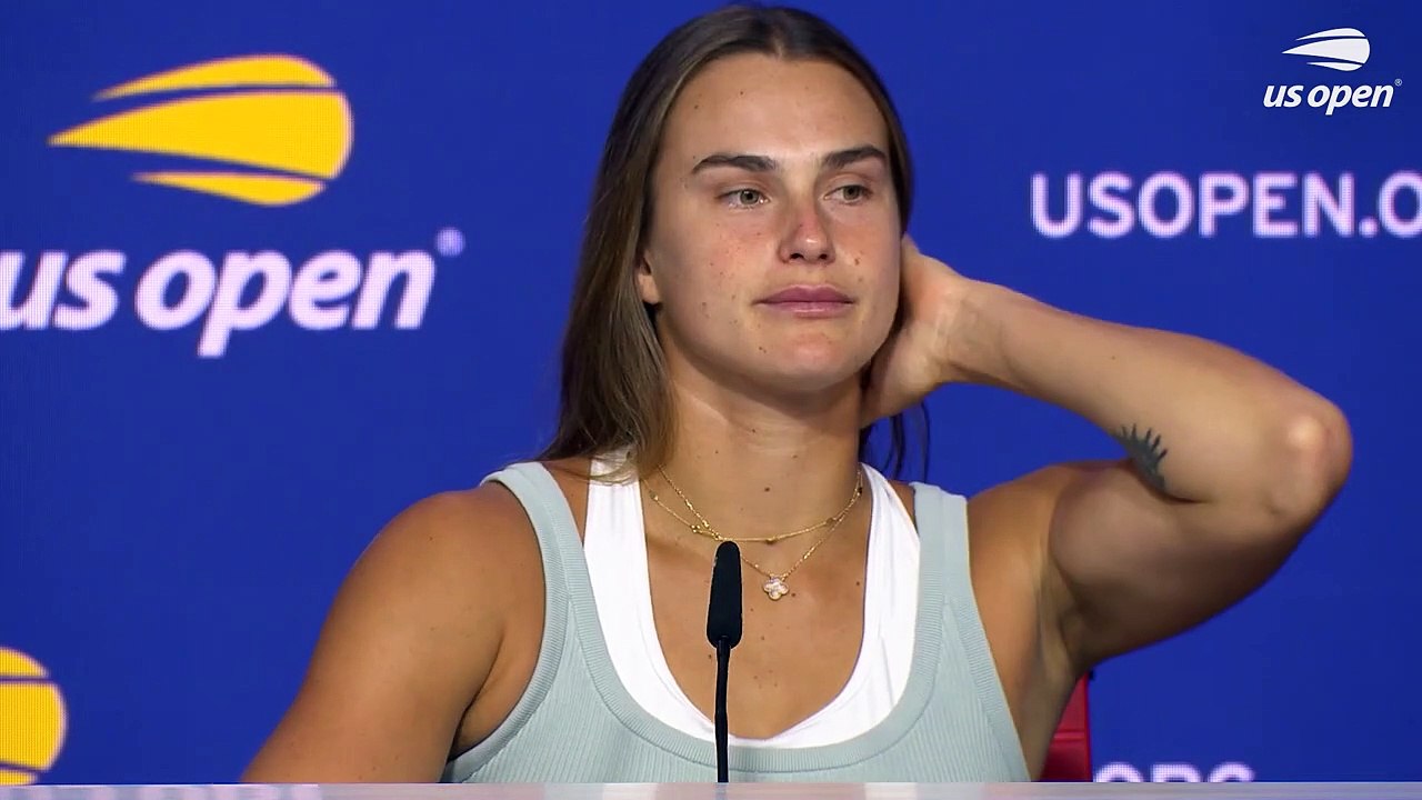 Aryna Sabalenka Press Conference 2023 US Open Final Video Dailymotion