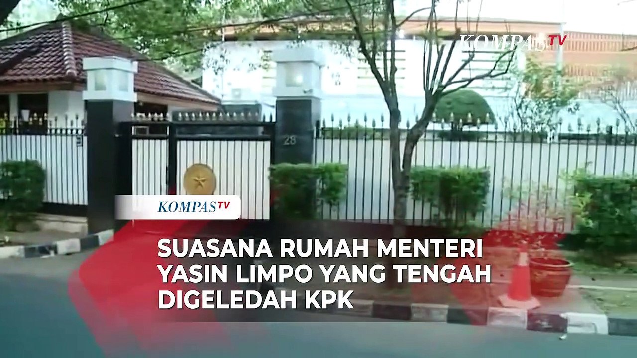 Suasana Rumah Menteri Pertanian Syahrul Yasin Limpo Yang Tengah